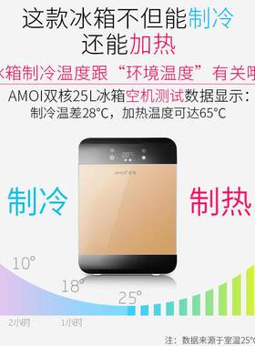 用型家冰箱小型宿舍车家两用寝室制冷藏母单人车载迷小你SEN小乳
