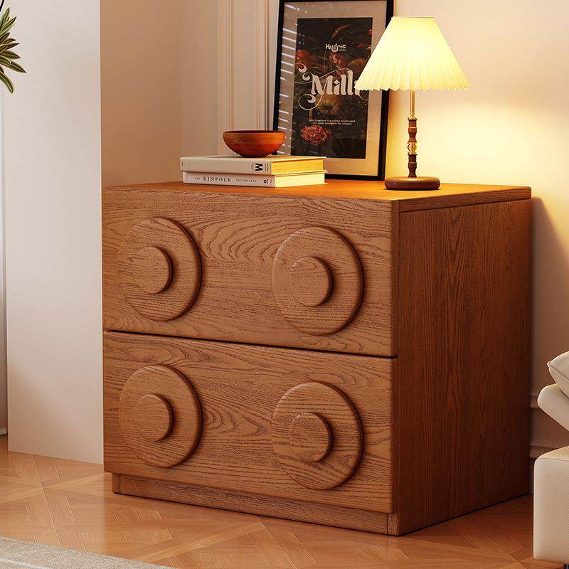 法式中古风玄光边客电视柜用实木斗柜餐厅复WEF古斗柜家卧室床头