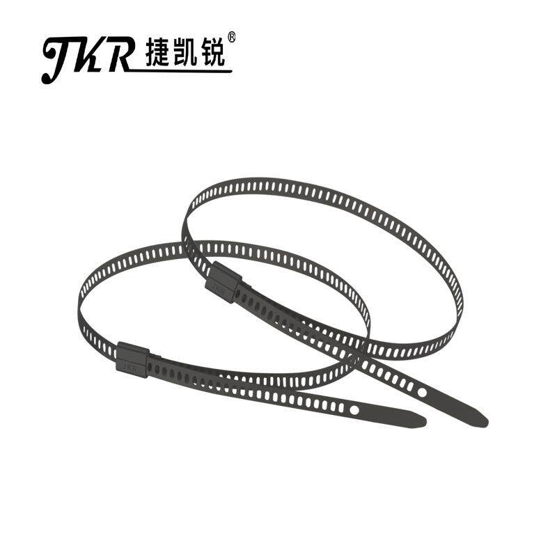 34RLV喷塑不锈钢阶梯扎带3条0包不锈0钢扎/带