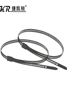 34RLV喷塑不锈钢阶梯扎带3条0包不锈0钢扎/带