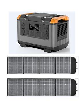 2400瓦2000阳H快充太能便携ADL式户移动储能W电源外powerstation