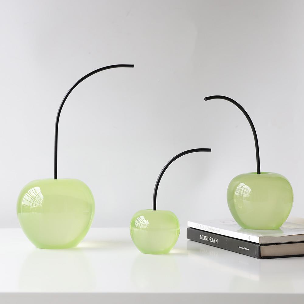 居NWI创意现代树脂樱桃摆件酒样板间家室客厅店酒柜桌面卧装饰工