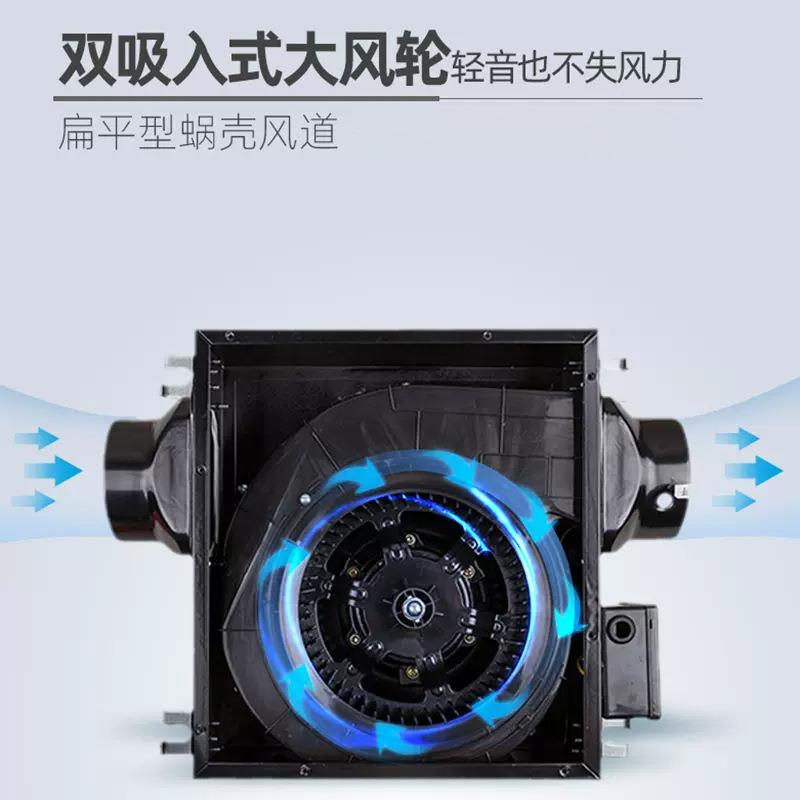 绿岛风薄型管新道新风机单家向风机用抽风机ABI商用风机风系统排