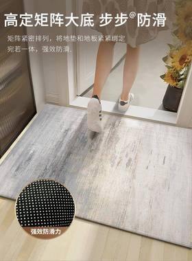 入户门新地垫进门地毯口脚垫轻奢款58158门垫门耐脏定洗制免可裁