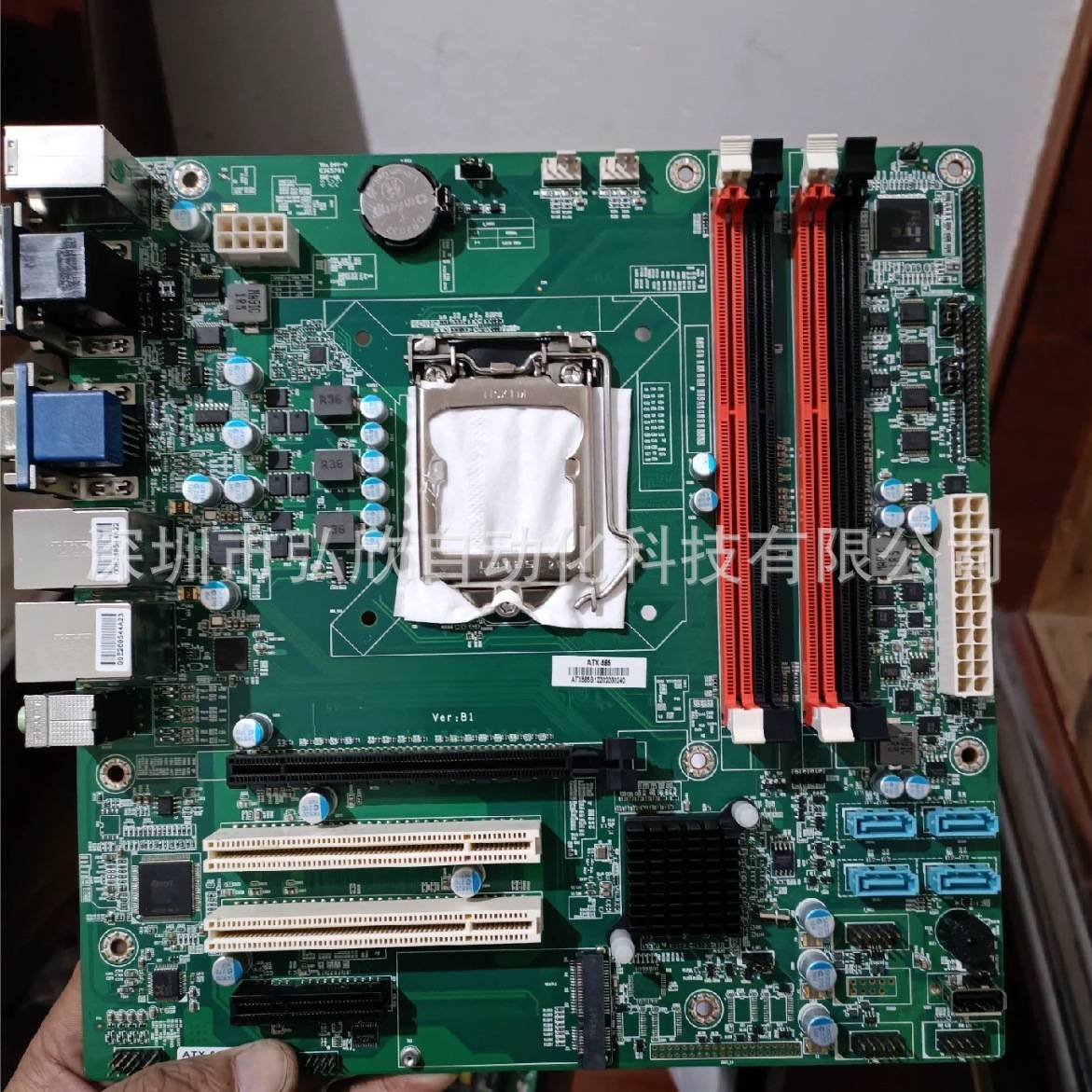 原装研华工控板PCE-5B07-04 PCE-7B08-04A1E REV.A1通讯板工控机