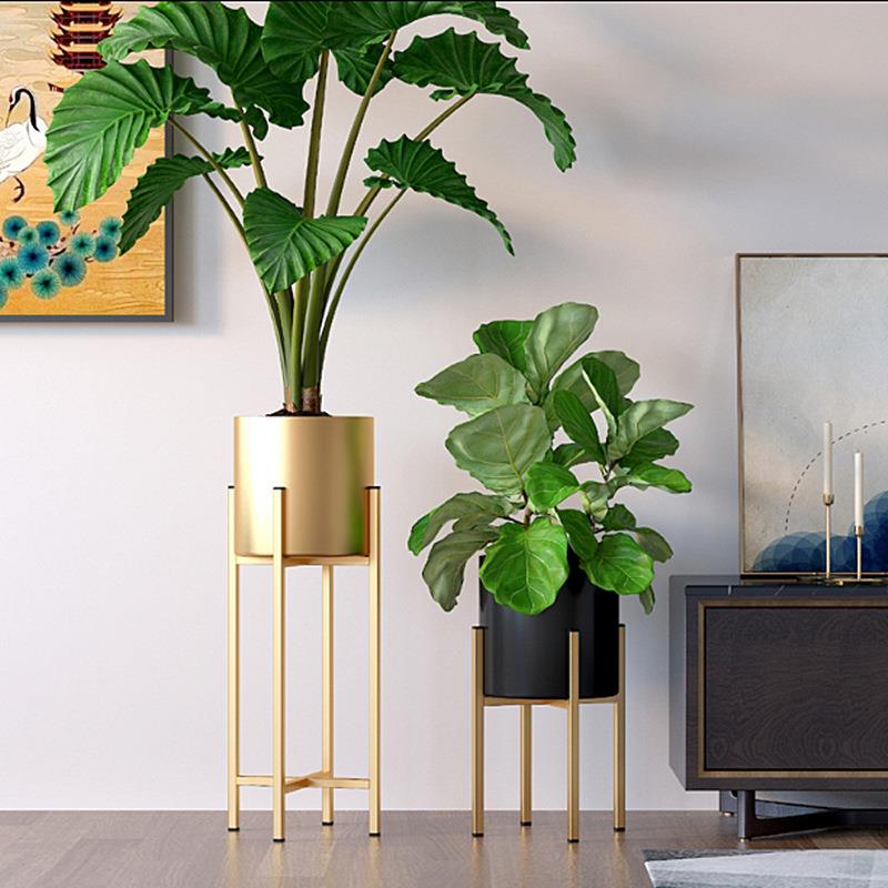 铁艺十花架现代约客厅室地内落式阳台花字架绿萝DOF植物架子花简