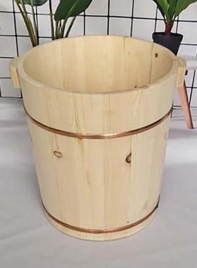 5ZW漆木桶足浴木桶足浴盆脚浴盆洗脚洗桶泡脚桶足桶无实木99423米