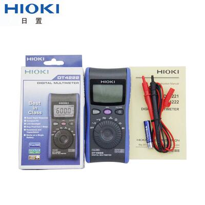 HIOKI/日置电DT4221D字万用表DT42221数手持式电流压数字显示万用