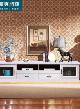 现代中式香樟木电视柜小户型全纯收实木卧室出GJP房租酒店纳