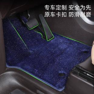腾势d9脚垫款改二排星空中排25右舵专用商务车地毯毯88908装加厚