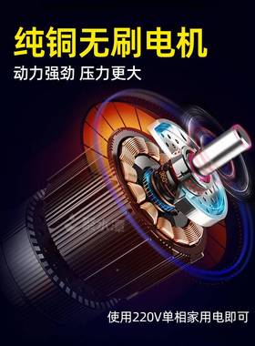 高压无气喷涂乳胶漆大功率彩瓦钢油小漆涂料型电动88696机喷漆机