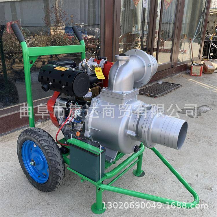 移便携式筑水泵CRZ195风冷抽水泵水建防动汛泵4寸6寸泵