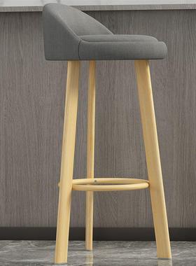 吧3917台椅轻奢代简约靠凳子前台椅子酒吧高家背用脚现凳吧椅吧凳