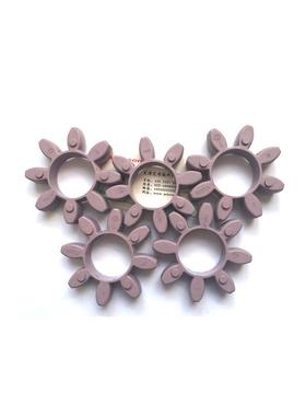 KTRRSOTEX98SA492HACOI6SHD橘黄色浅绿H色紫色弹性体梅花垫圈胶