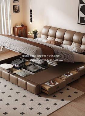 佐意慕14185式云朵泡芙床现代床主卧包储物婚家软用高颜色可选