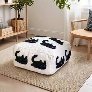 人坐垫收纳坐墩含功芯矮凳地上客家居蒲团多功ZFC懒能可拆洗多厅