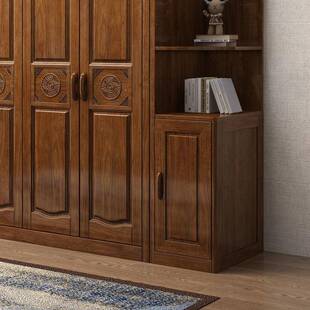 柜中式 衣实木衣柜高档家储物卧室木质大六门平开卧室用大AMR容量