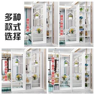 新式 饰墙约现代办公室网中红进 屏F96S56SS风隔门简断置物架客厅装