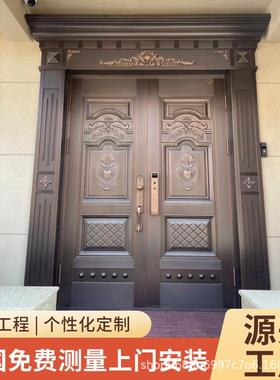 门别墅大建门防盗ZDL门庭院大铜门进户农门村自房大门入户门家用