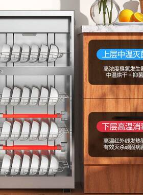 消TKZ毒毒柜家用双门小型消碗柜立式饭店迷酒厨房你店保洁柜工厂