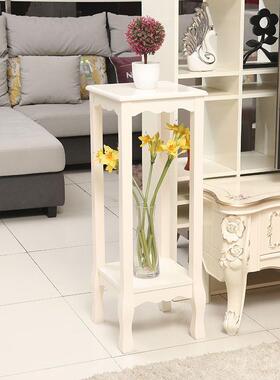 欧实木花架客厅多层花FEQ盆架室架内绿阳台萝吊兰落地木质花架昌