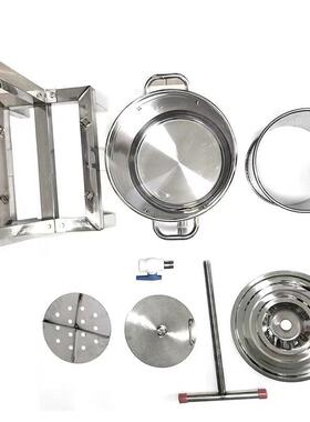 蜜机全封闭不锈蜂钢蜜压机榨蜡机土59356蜜压榨机小型手压动榨汁