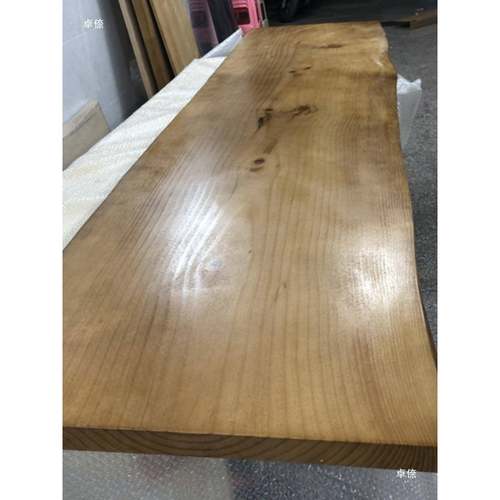 板实松木桌面板木张不规则板原木台面窗台板家用一字整thlznlou隔