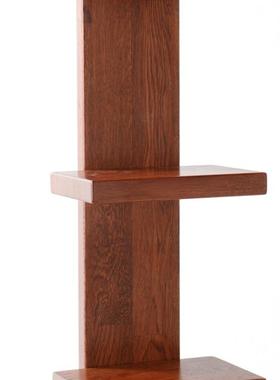 橡架木搁板架墙壁30598置物架书架展示架墙上创意书壁挂壁木实隔