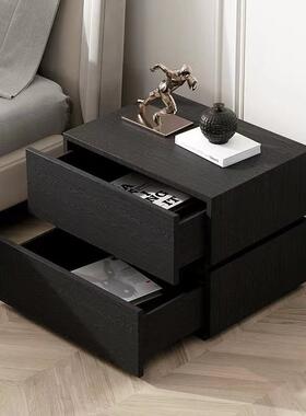 现代极约卧室床头柜简床小42564型床边边柜子免安装多功能家用户