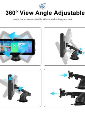爆款6.14594线86寸智慧屏无CarPay/安卓Auto/全l触/车示载显器