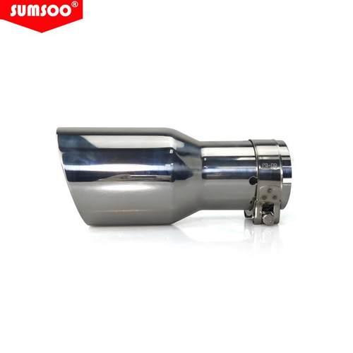 通用改装排气装饰双层尾排段51853汽不锈钢气管可管焊接车排气尾