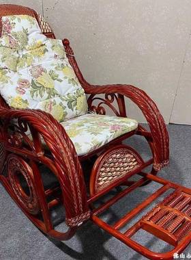 厅休老人真藤遥躺椅33186可坐藤椅茶几大人家用阳台庭院客懒逍人