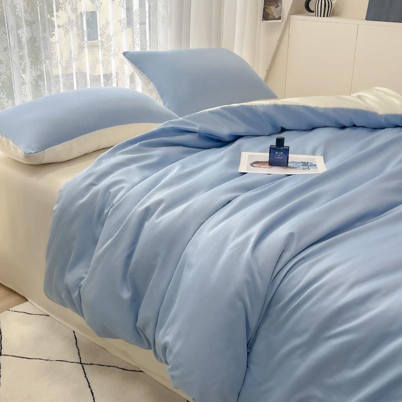 SNO夏套季真丝双面凉感冰被水丝洗床单三件四件套学套生