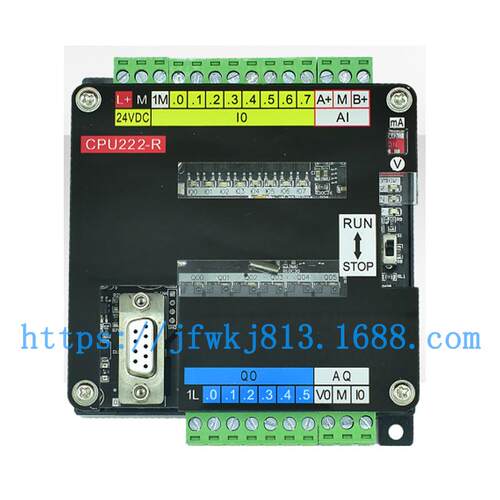PLC工控板2C容PUZWS22兼S7-200/CPU224P板式简易可编程控制X器可