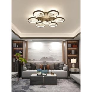 新中式简吸顶客灯厅卧室餐厅灯现代约中餐国风led整套88504家居套组合