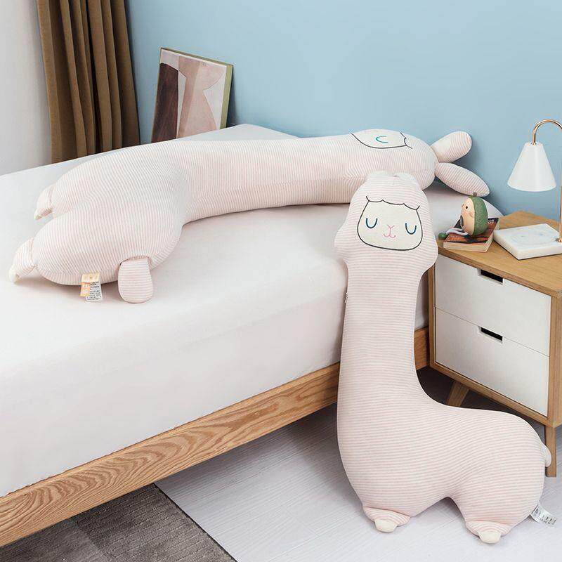 K1A类婴儿棉抱枕女生睡羊觉驼儿床上V长条枕男生童侧睡88535夹腿