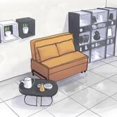 发小户型沙床折叠两用小户型多功能可伸缩沙发科床大技布无296扶