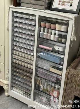 4美甲收纳甲胶柜抽屉式储40641物油柜烘焙模具料资柜财务A票据柜