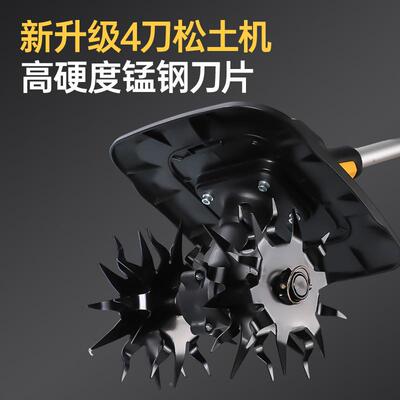 工厂私模机小型农微耕机电动松机旋耕65724除草用锂电翻土机现土