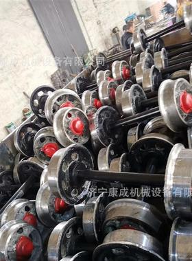 轮矿山用大矿车对台车用铸钢主动轮动轮型矿车用实心186110轮对现