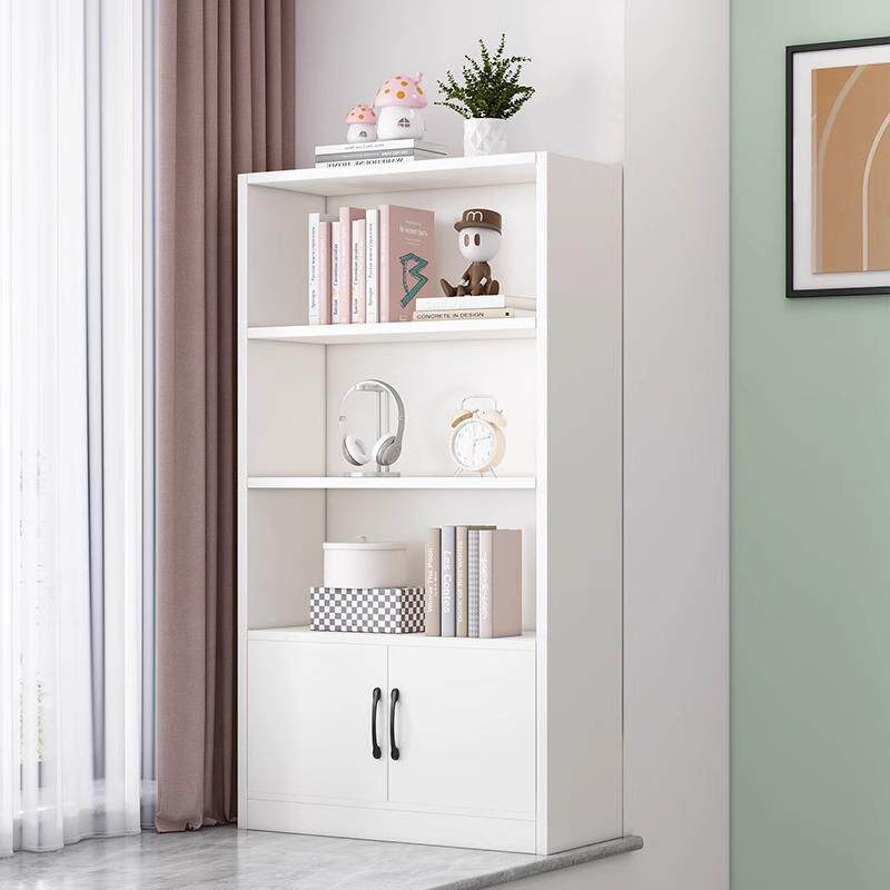 实木书架地置物架柜简易儿童书家客落厅用飘窗收77309纳柜子展示