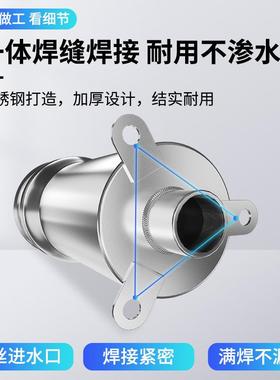摇水手动压10035908水井家用摇水机井水井头水式泵吸水器抽老不锈