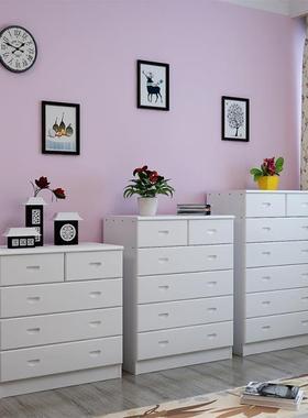 松木柜五斗卧五斗橱柜实纳木斗柜收58328柜子储物柜现代简约客厅