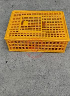 长方形禽运输笼塑料家禽周转QNV耐摔抗筐压输运用鸡鸭鹅活运输筐