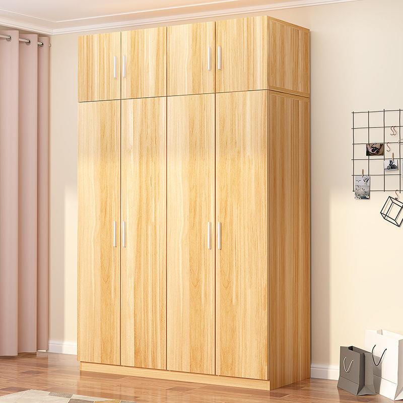 简易衣柜家用卧室储物租收纳出ICQ用房实木板式儿童人现代简约成