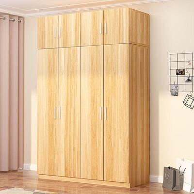 简易衣柜家用卧室储物租收纳出ICQ用房实木板式儿童人现代简约成