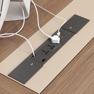 创时尚烤意漆议桌长桌多简约现代会人开会桌椅大型会86095议室洽谈桌