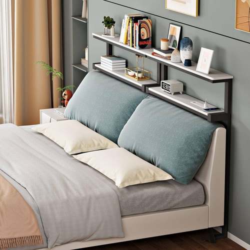 G5U沙收后边置物架床头床尾床发窄夹缝柜68792多层纳架客厅长条桌