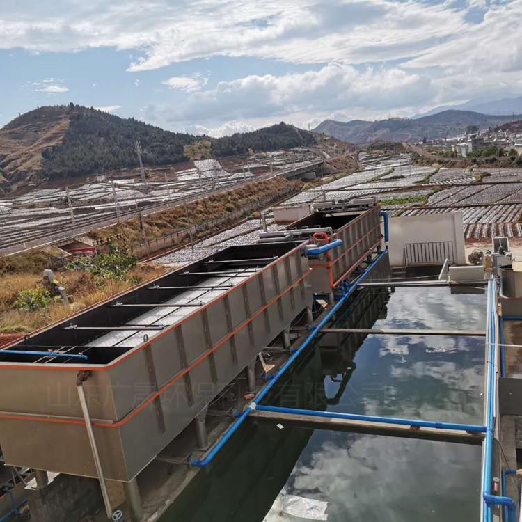 溶气气过浮机污水处理设备含FCO屠宰体布草洗涤油废水沉淀滤一机