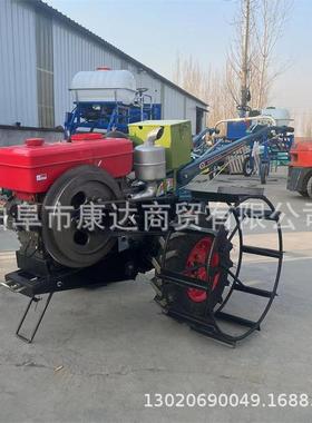 10浆/IZE12/1马力手扶拖机拉耕地5开沟除草旋耕机水田打机